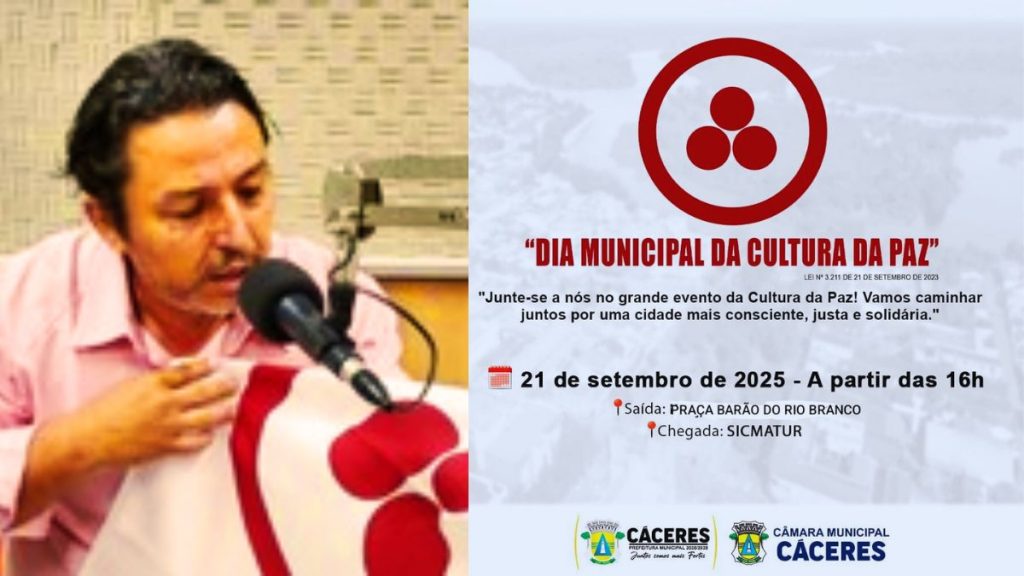 Cáceres se prepara para celebrar o “Dia Municipal da Cultura da Paz”