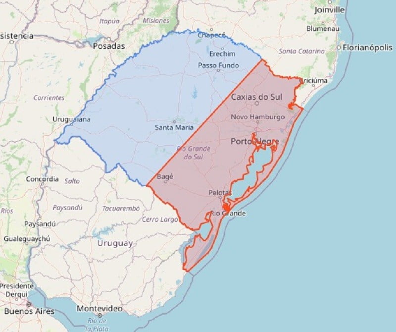 Defesa Civil emite alertas para os efeitos da tempestade subtropical no Estado