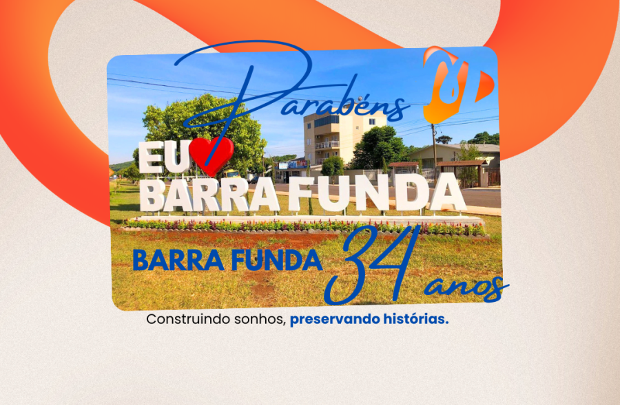 O Grupo Minuano de Comunicação parabeniza o município de Barra Funda pelos seus 34 anos de emancipação
